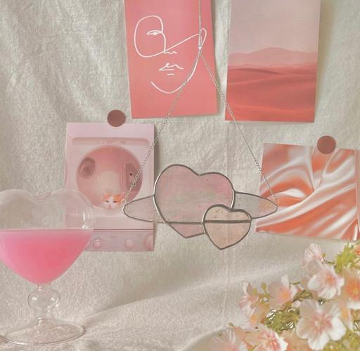 스테인드글라스 러브 플래닛 썬캐쳐