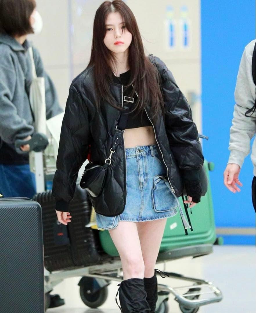 ハンソヒ　着用　デニムスカート　限定セール中