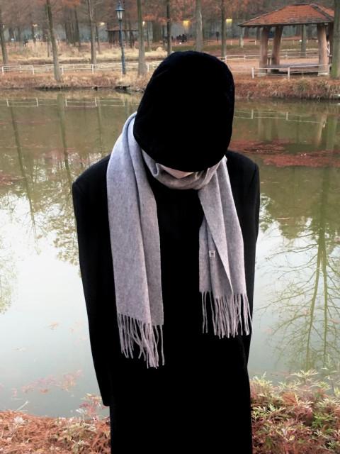 데일리 무지 컬러 울 수술 머플러 (3color)