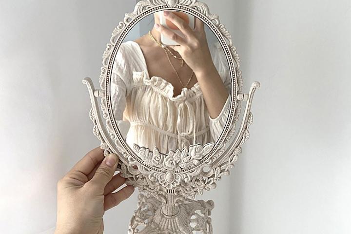 감성 엔틱 탁상 거울