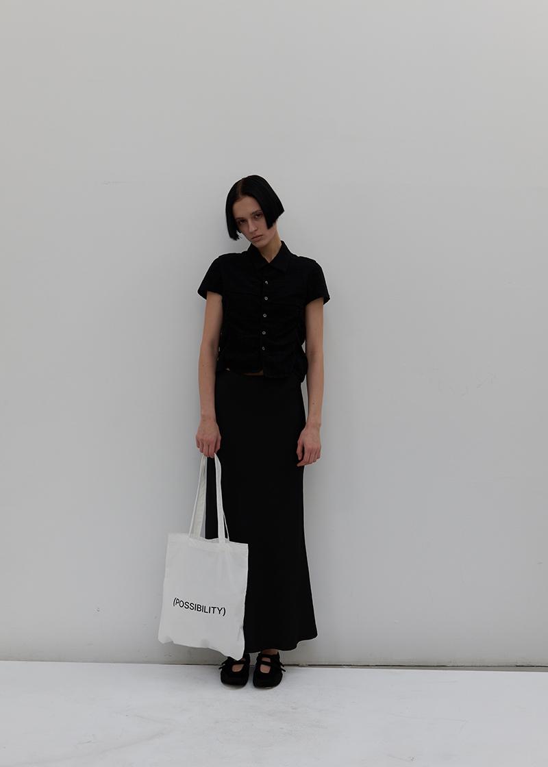 POSSIBILITY COTTON BAG IN WHITE