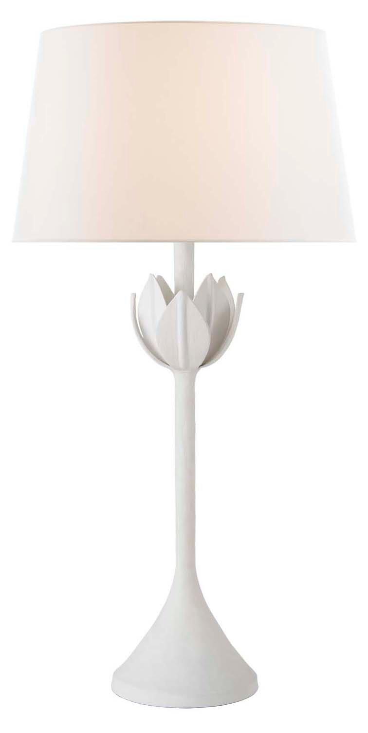 Alberto Table Lamp, Plaster White