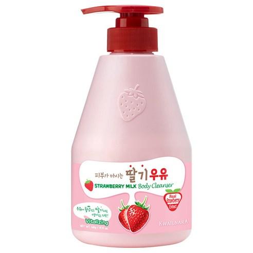 과일나라 피부가 마시는 딸기 우유 바디클렌저, 560g, 1개 - 바디워시 | 쿠팡