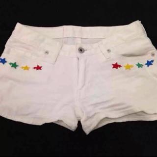 APE BAPE ショートパンツ ホワイトパンツ APEスター