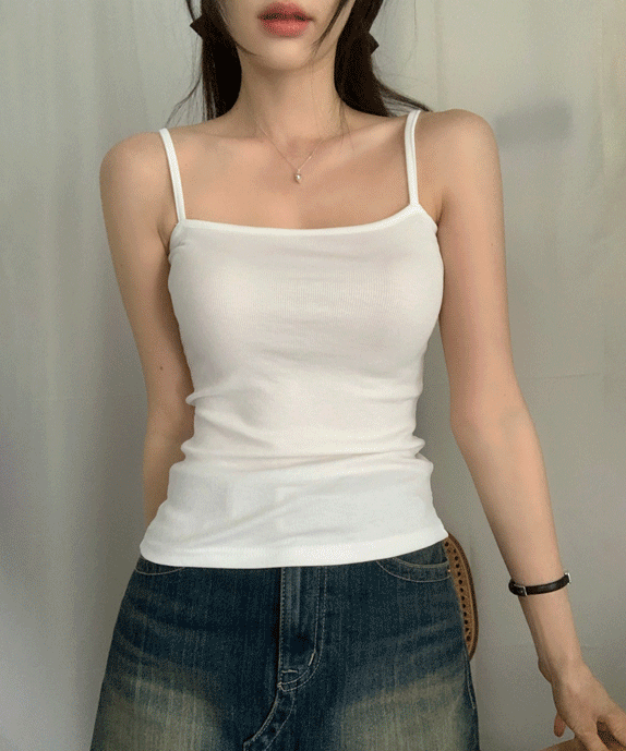 라뷰마켓 사계절 필수품! 쫀쫀해 찰랑해 스퀘어 스판 나시 6color [탑나시/이너나시/스판나시/슬리브리스/연두색나시/소라색나시]