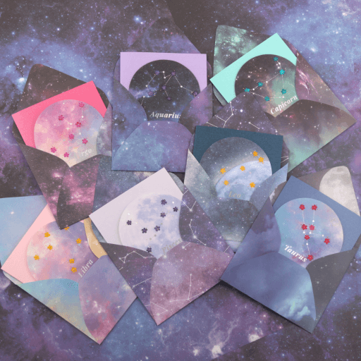 꽃별자리 랜덤카드 (압화 카드) (168종)