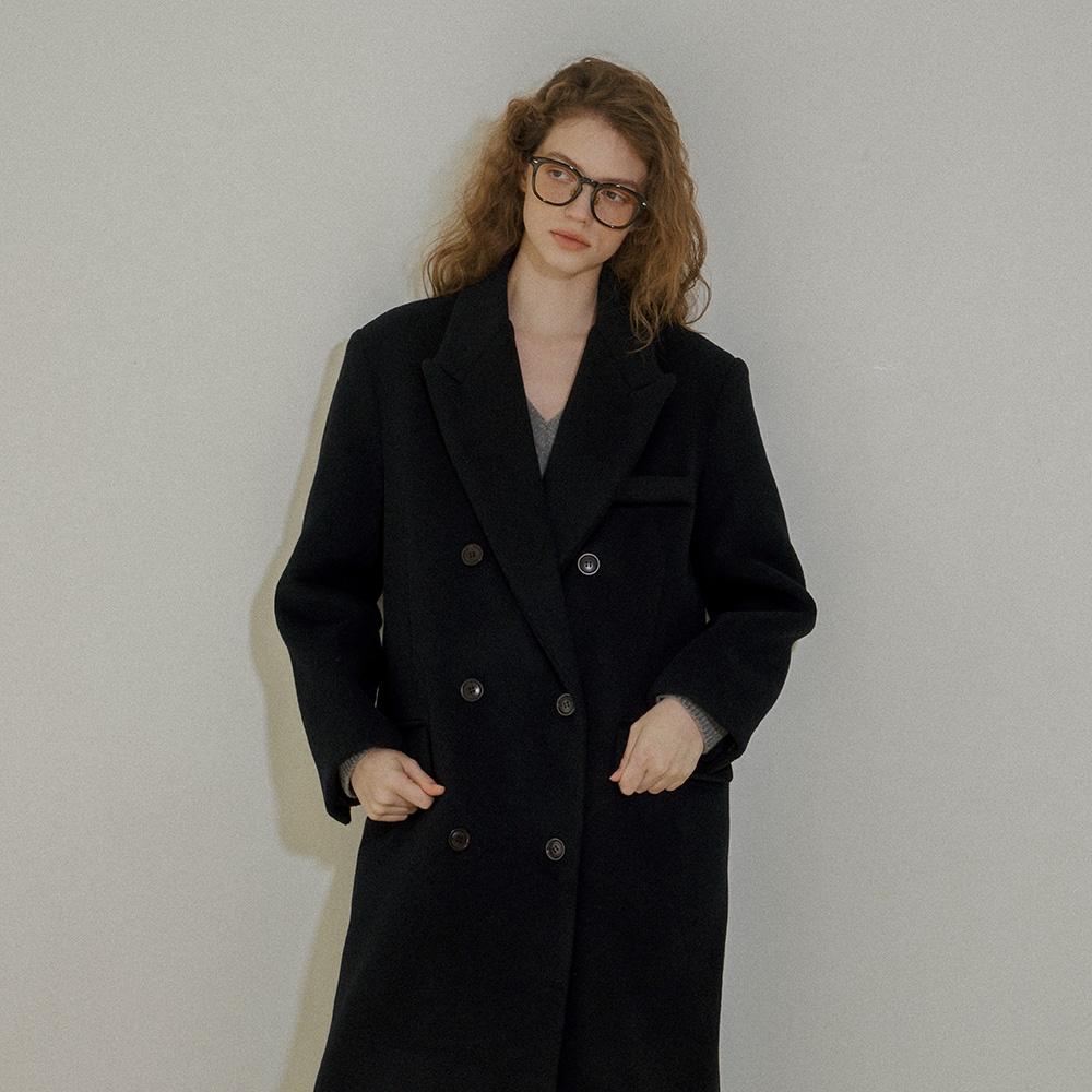 Classic double coat_black
