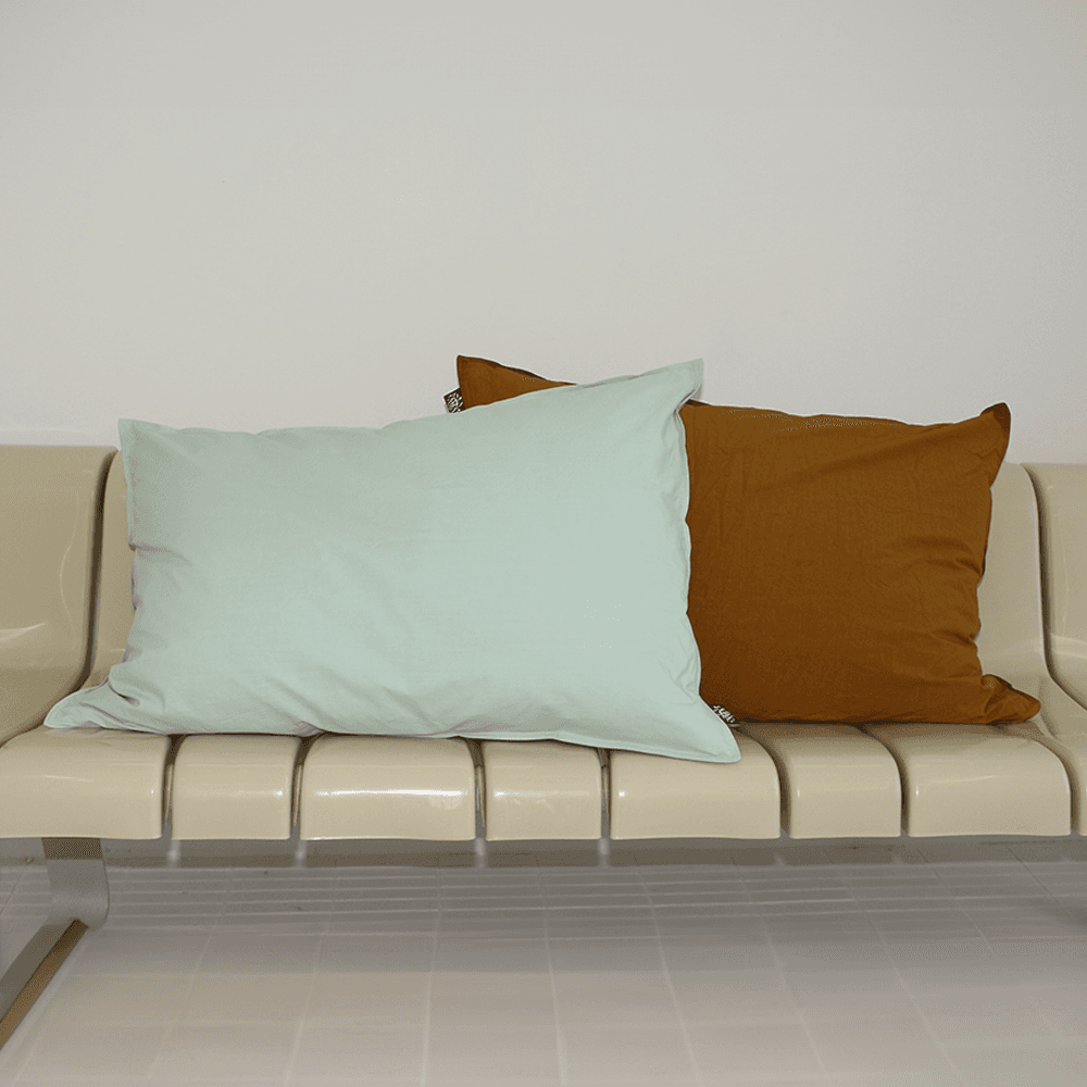 플레인 베개 커버 (코코넛/브리즈)