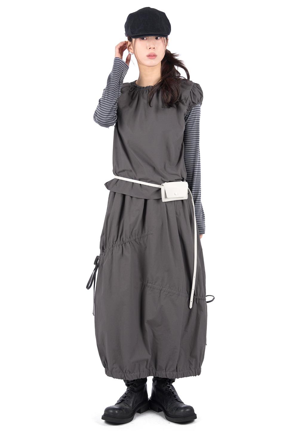 릿킴 SHIRRING BALLOON SKIRT