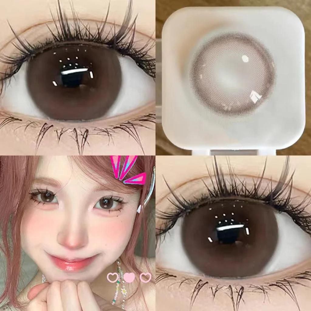 Strawberry Crystal Contact Lenses(6 months wear)
