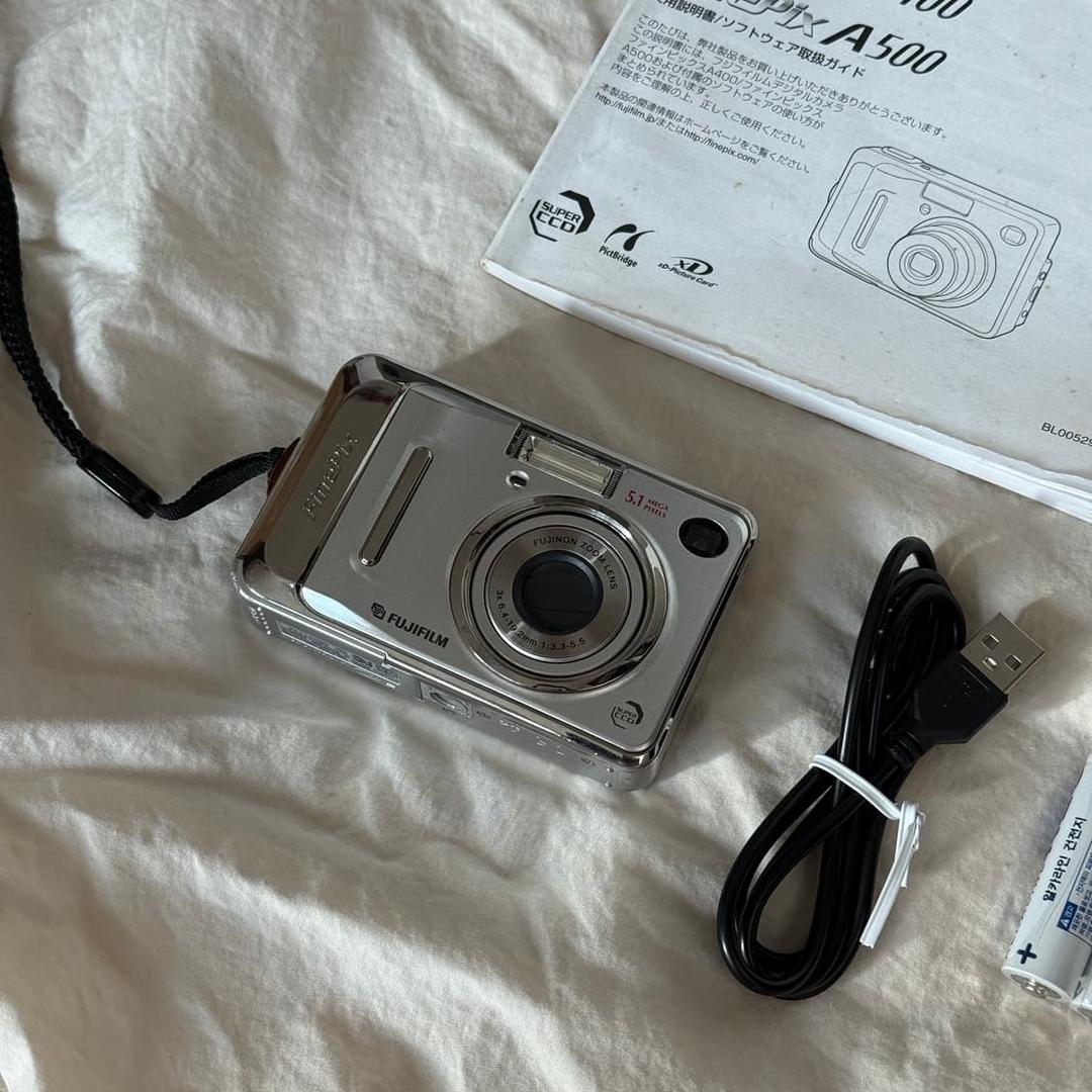 풀구성 후지필름 파인픽스 A500 Finepix a500 실버디카 캠코더 | 후루츠패밀리