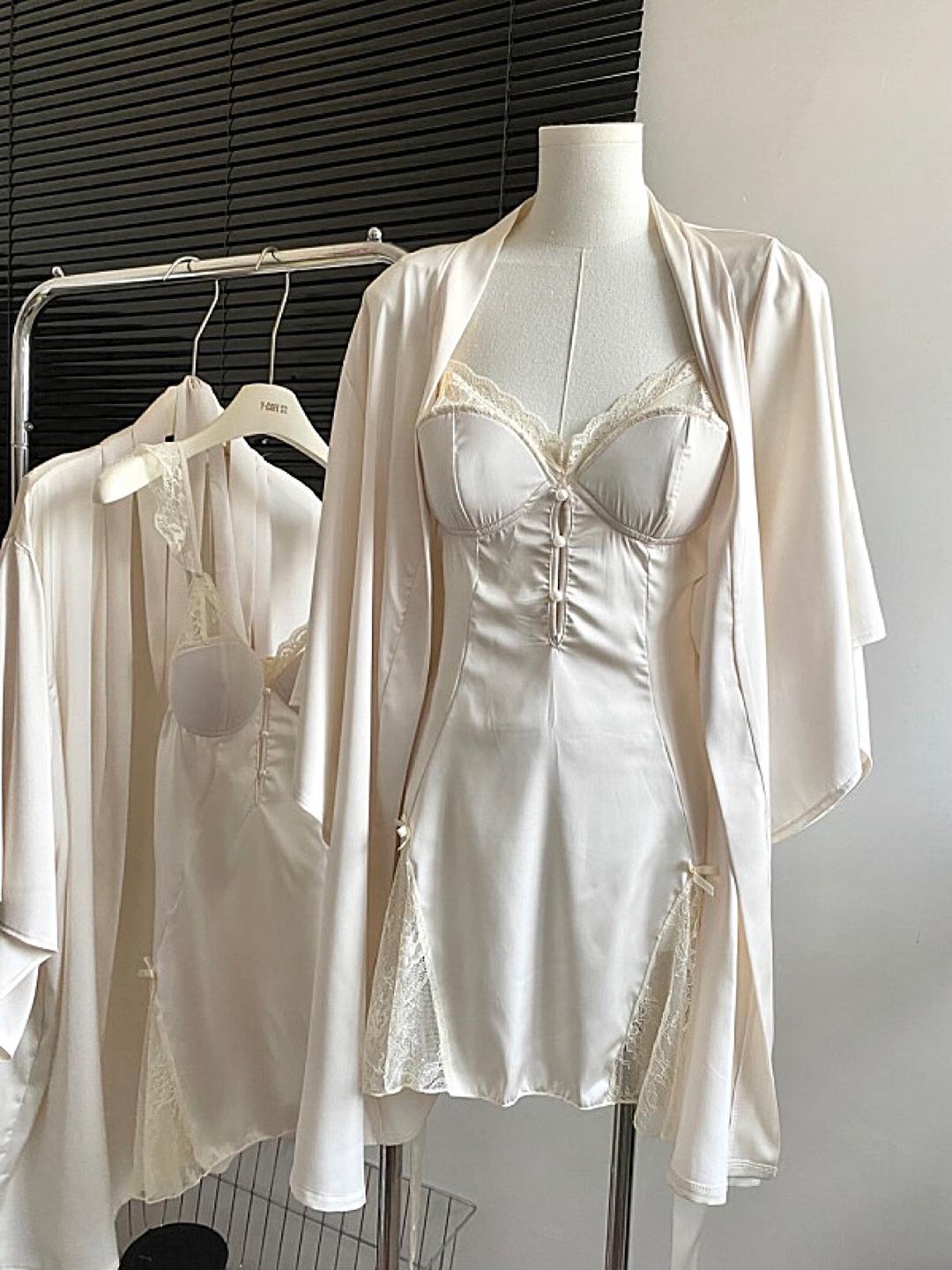 엔젤 슬립 가운 홈웨어