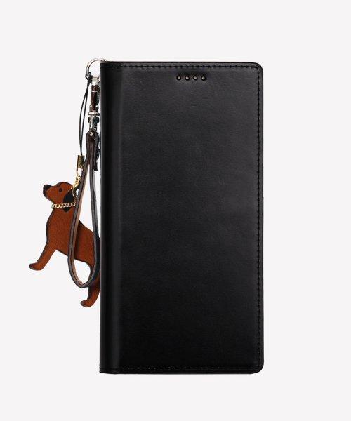 갤럭시,아이폰 이태리 토스카나 복스 소가죽 플립커버 케이스(블랙)