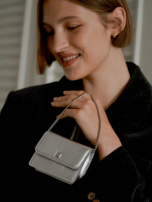 Volume Wallet Bag_Silver