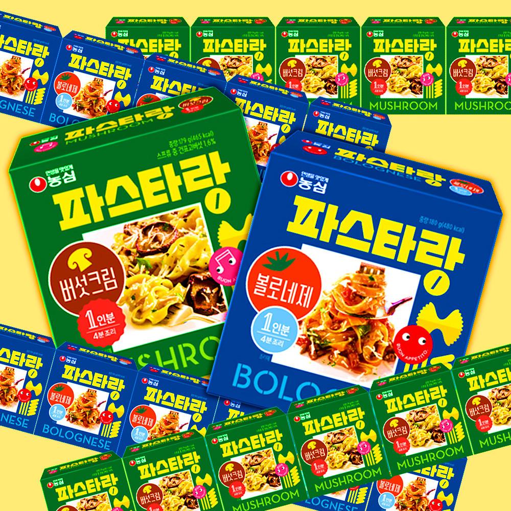 농심 파스타랑 볼로네제 180g 1 3개 버섯크림