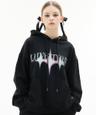 VL METALLIC LOGO HOODIE(BLACK)