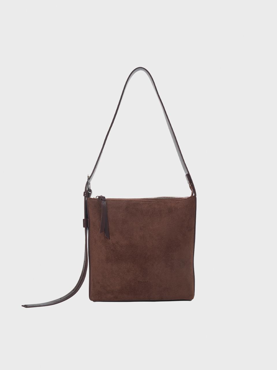 [60%off] marron bag (suede brown)