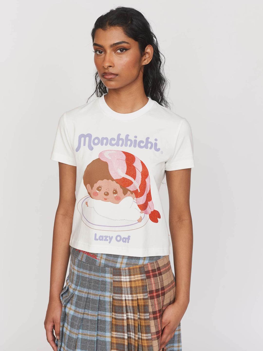 Monchhichi x Lazy Oaf Sushi Gem Fitted Tee - XS