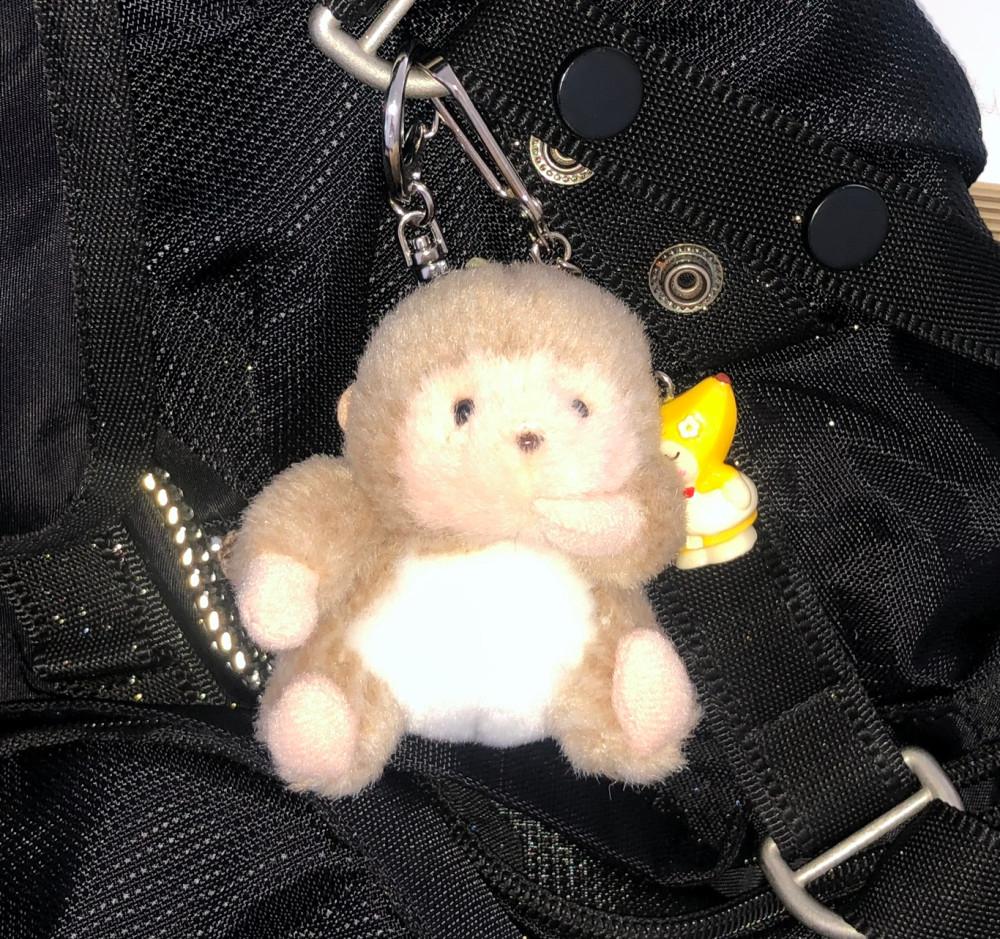 Baby monkey keyring