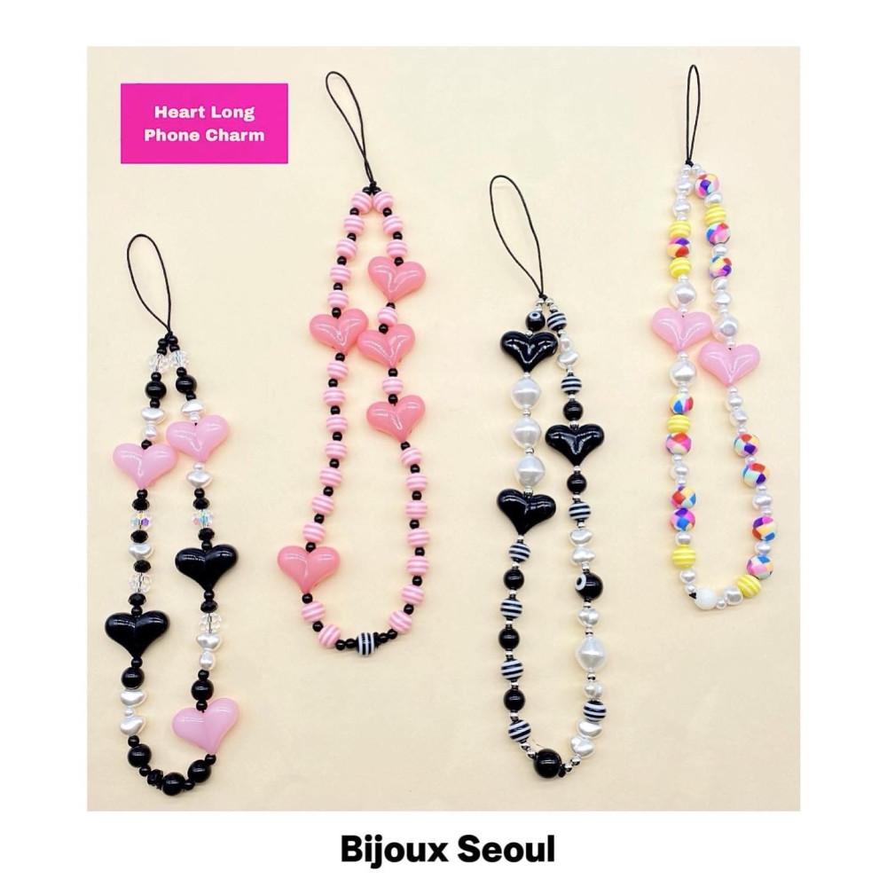 Heart Long Phone Charm