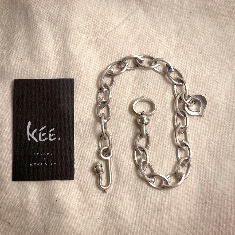 연꽃 잠금 체인 팔찌 / kee
