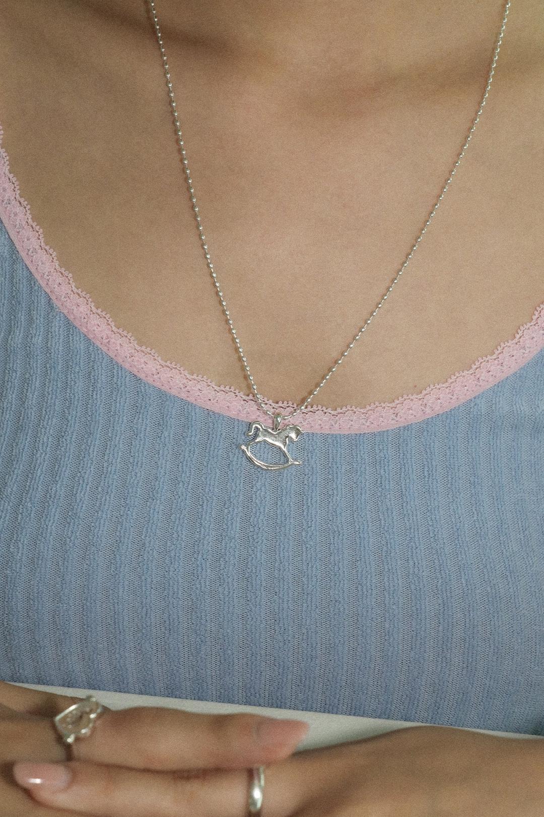 Shoofly Horse Necklace