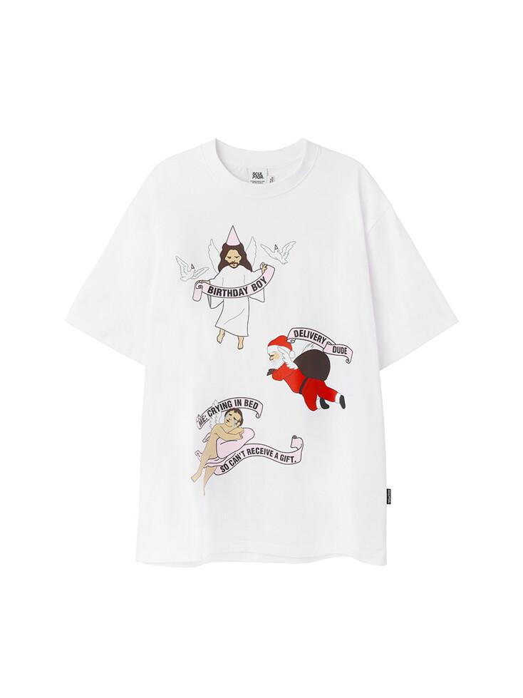 Ugly Christmas Tee White