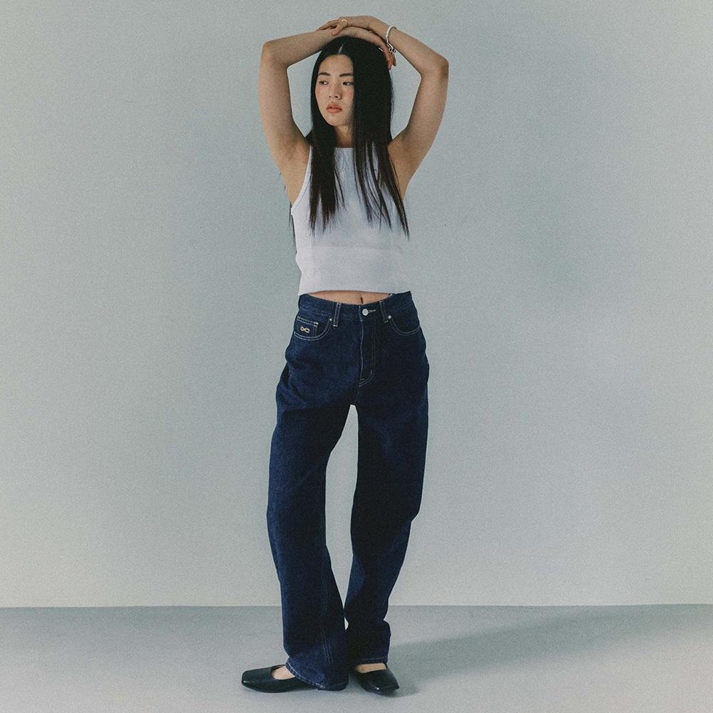 스트레이트 데님팬츠 051T