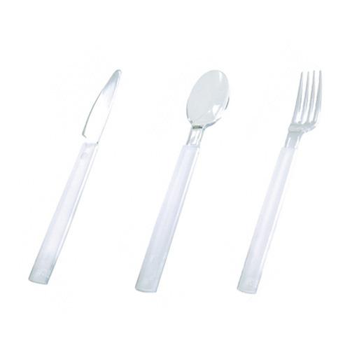 duni cutlery transparent 12p