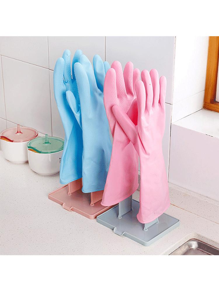 고무장갑 물빠짐 거치대 걸이