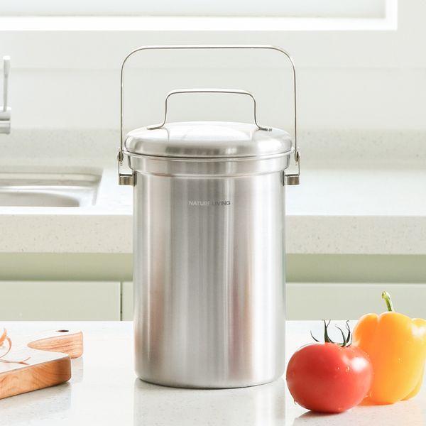올스텐 304 주방 음식물쓰레기통 3L