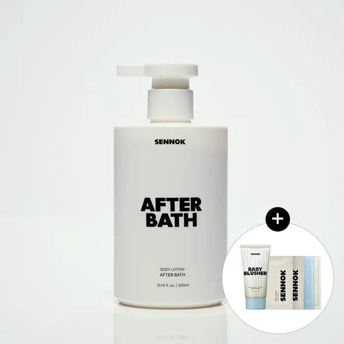 바디로션 애프터 배스 300ML + [증정] 센녹 바디 & 헤어케어 4종 (7mlX4) + 샴푸 베이비 블러셔 40ml