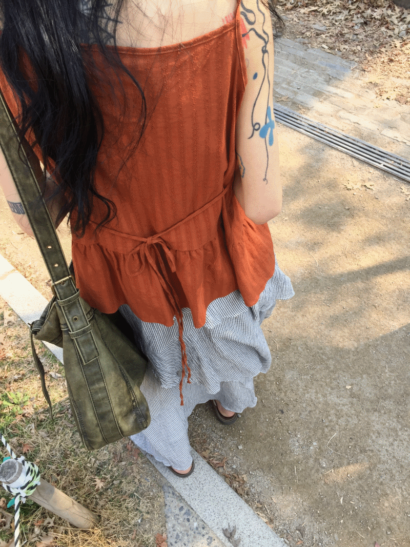 플레어 엔틱 슬리브리스