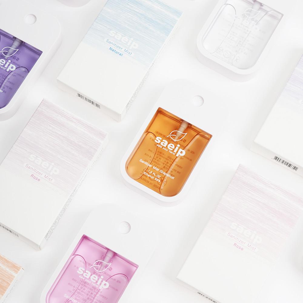 새잎 의약외품 향기나는 휴대용 손소독제 40ml  에탄올68% 스프레이 미스트 4종