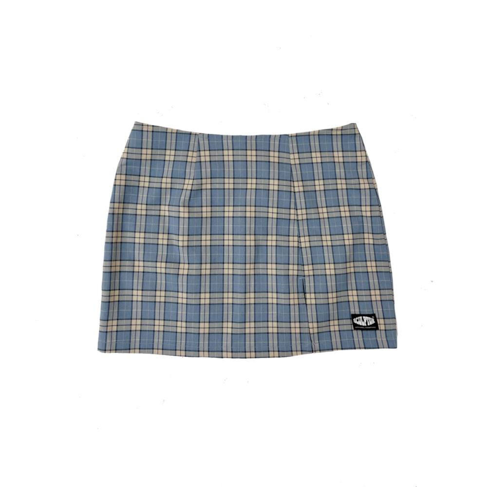 [중고] 스컬프터 체크 스커트 (Medium)