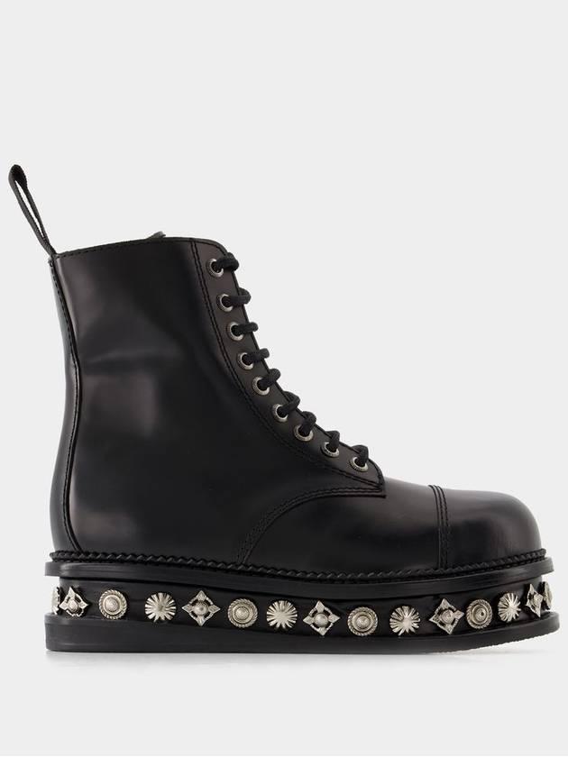 23FW 토가 여성 워커 부츠 Aj1287 Boots - Toga Pulla - Leather - Black   |   발란코드 [83860775]