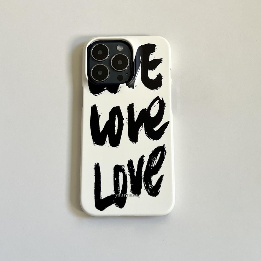 (폰케이스) Love Love Love Ivory 러브 러브 러브 아이보리