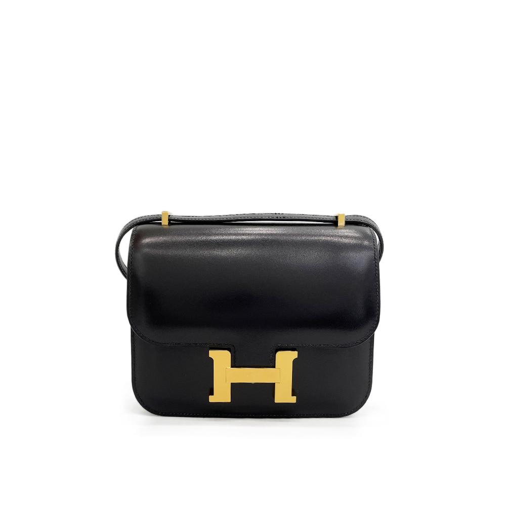 에르메스 복스 콘스탄스TPM 블랙 금장 U각인