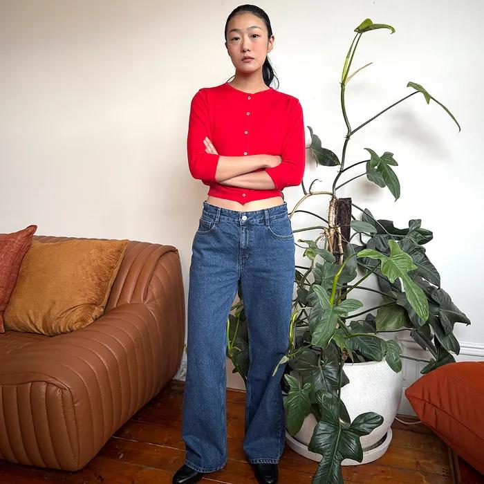 Born BELLA Cone-Jeans (Classic Blue)