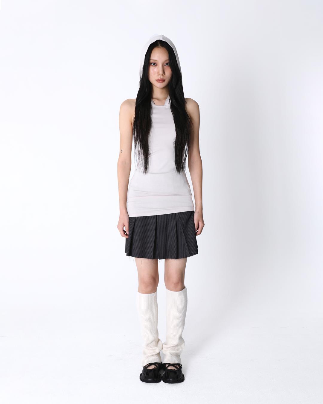 SLEEVELESS HOOD ONEPIECE [IVORY]
