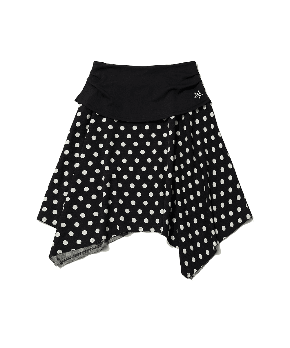 [1/30 PRE-ORDER] DOT SYMBOL UNBALANCED SKIRT
