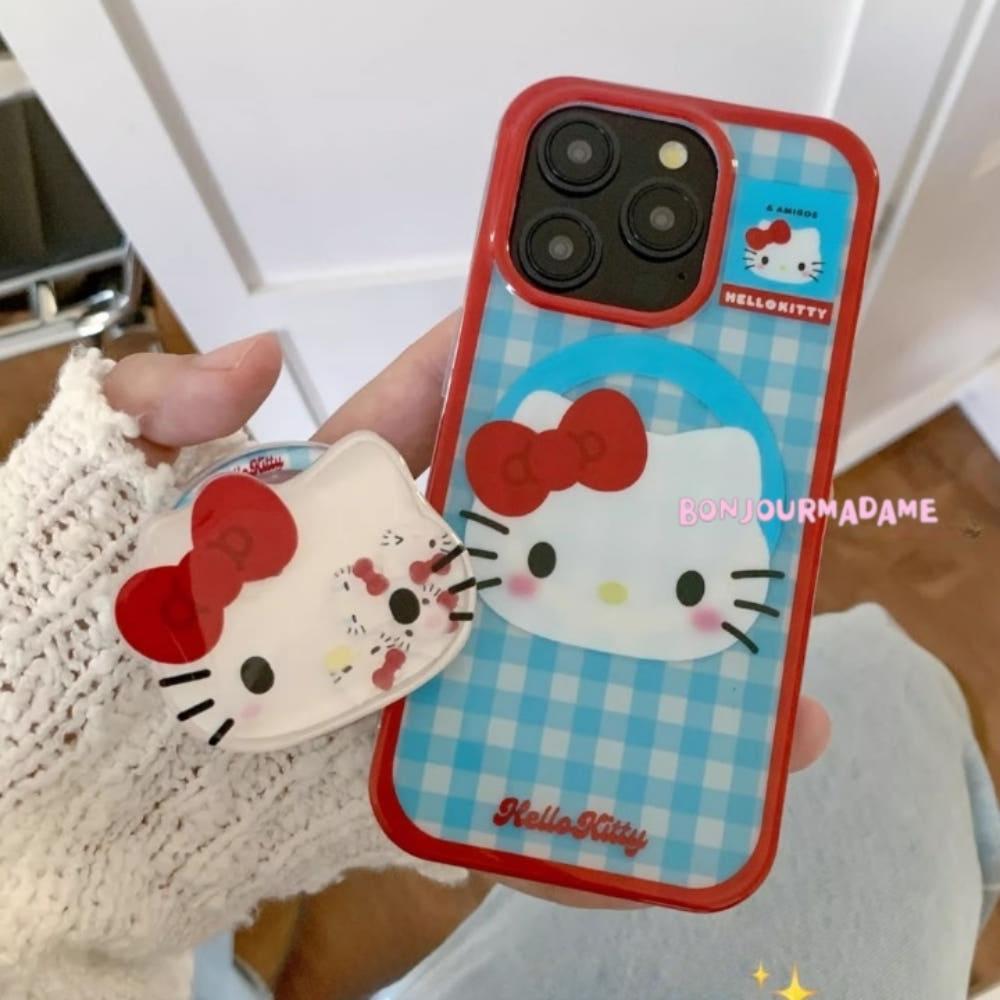 블루레드 키티 맥세이프 아이폰케이스 아이폰16