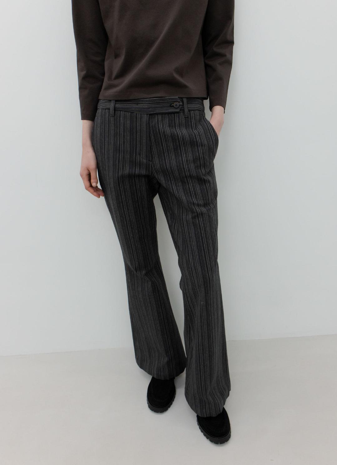 25FW STRIPE BOOTSCUT PANTS / MULTI