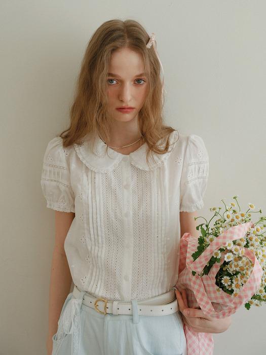 Cest_Doll cotton embroidery shirt