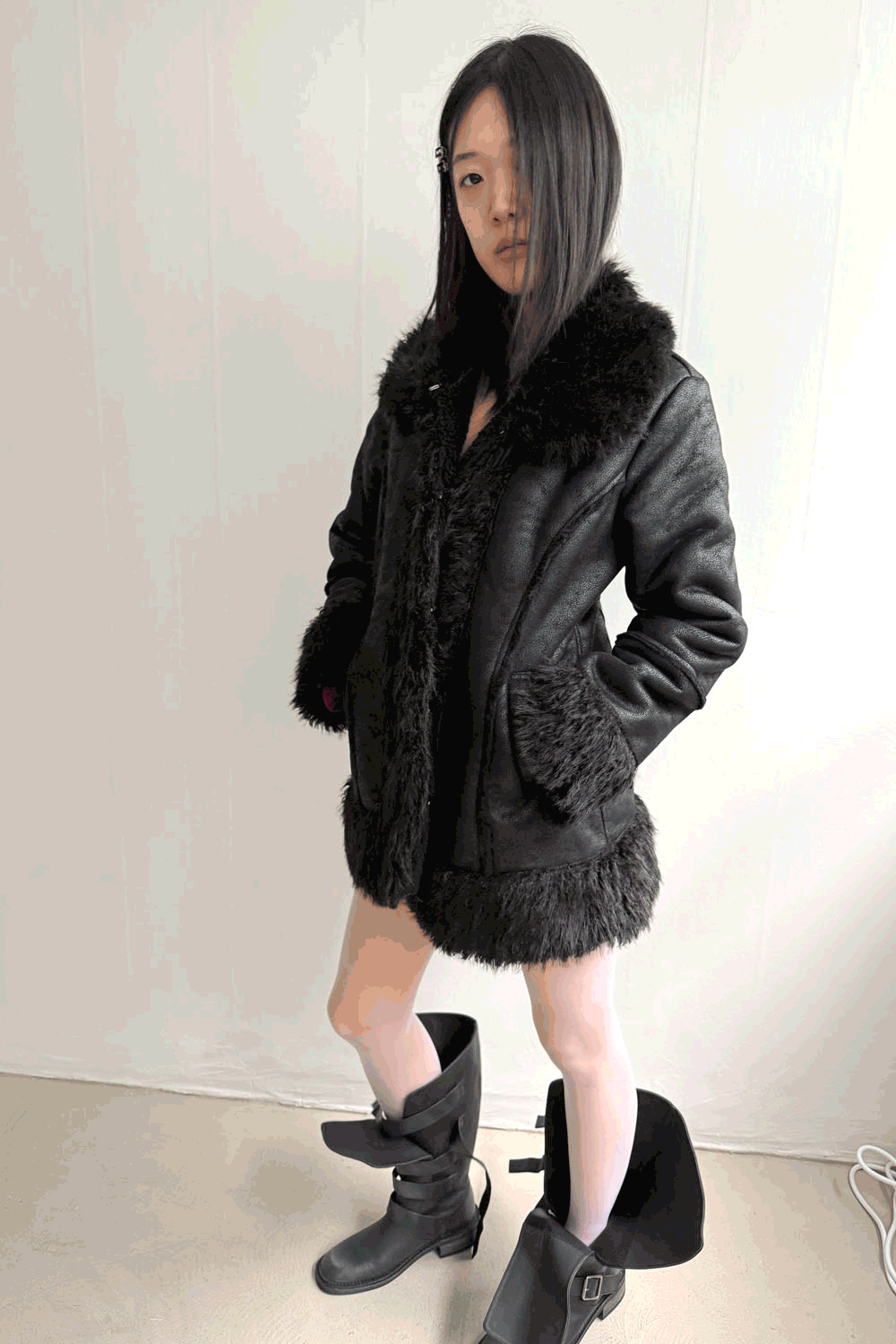 팁씨 relic mustang jacket (2color)