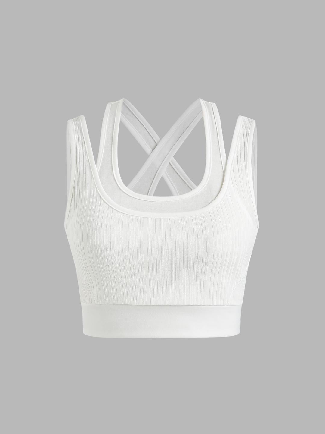 Solid Cross Rib Tank Top