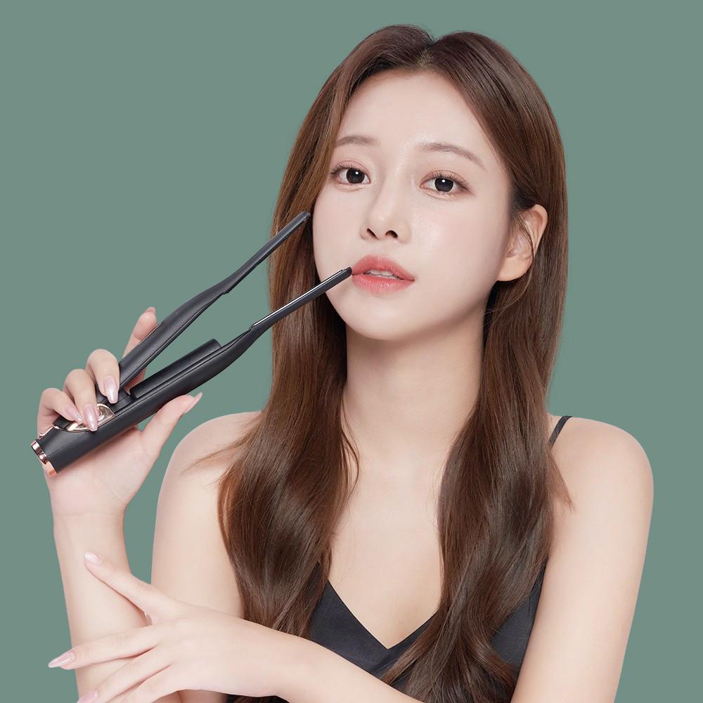 리버스 뿌리볼륨고데기 무선 미니 판 고데기 앞머리 프리볼트 뽕 휴대용 남자고데기
