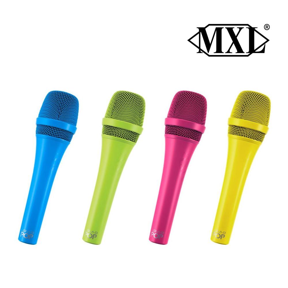 MXL POP LSM-9 다이나믹 마이크 핑크, 블루, 그린, 옐로우