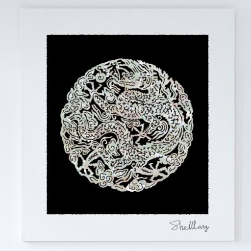 임금님의 노트북에는 곤룡포 자개스티커