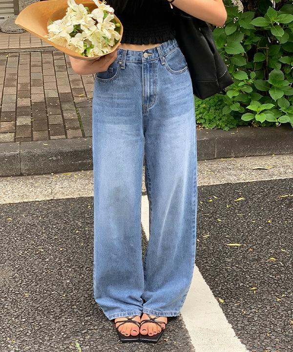 모어라운드 🎬 [단독] [🏆30만장돌파] [숏.기본.롱/5size] 완벽해 히든 밴딩 와이드 데님 팬츠 -5color (S-2XL/데일리룩/여름팬츠/와이드팬츠/밴딩팬츠)